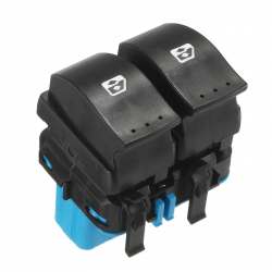 Bouton de lève vitre avant gauche pour Renault Clio 2, Laguna 2, Megane 2, Scenic 2 & Trafic 2