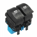 Bouton de lève vitre avant gauche compatible pour Renault Clio 2, Laguna 2, Megane 2, Scenic 2 & Trafic 2