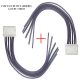 Kit réparation de faisceau prise électrique Connecteur pour platine de feux arrière porte ampoules pour 407 206 SW & 307 SW