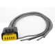 Kit réparation de faisceau prise électrique Connecteur pour platine de feux arrière porte ampoules de Renault Megane II Phase 2