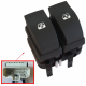Bouton leve vitre renault clio 2 trafic 8200315042 82 00 315 042