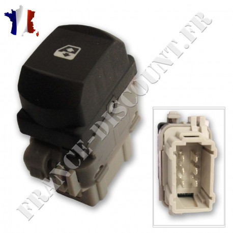 Bouton de lève-vitre électrique avant droit pour RENAULT Mégane 2 Scénic 2