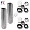 Kit réparation complet (2 axes + 2 jeux de roulements) compatible pour train arrière de Ax Saxo & 106 en jantes en 3 trous